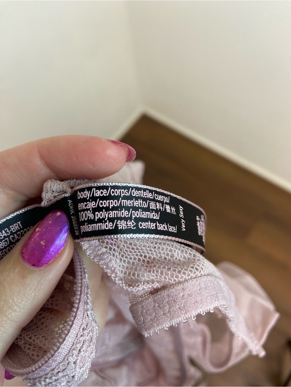 Victoria's Secret Lace Mesh Crop Camisole in Dusty Rose Medium Top Shirt Pink - Picture 15 of 15